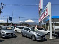 富士山がキレイに見える展示場！景色もお楽しみ下さい。