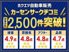 おかげさまで、クチコミ2,500件、ご投稿いただきました。お客様のリアルな口コミをご覧ください。