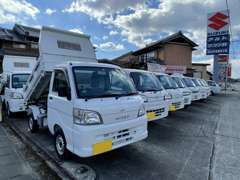 軽ダンプ・パワーゲート付の軽トラック等、働くくるま！軽自動車専門店、山本自動車工業です。