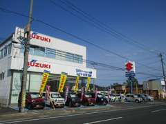 スズキの新車販売はもちろん事、保証付き中古車をご用意してお客様のご来店をお待ちしております♪