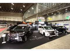 「東京オートサロン2019」にて当社出展車両リムジンヴェルファイアが大人気でした。大人の車作りを目指します。