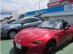 話題の新型車も展示中♪