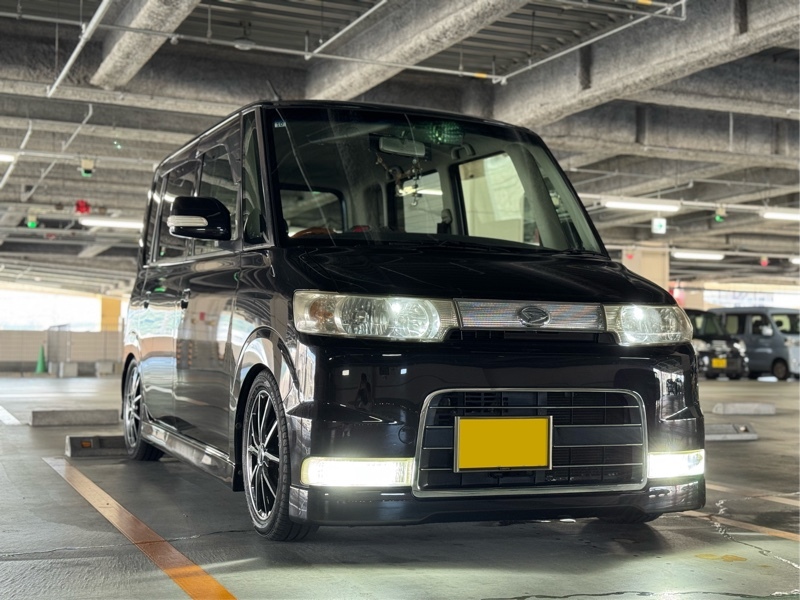 ダイハツ タントカスタム カスタムVSターボ(AT_0.66)