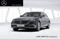 メルセデス・ベンツ Eクラス セダン E450 4マチック エクスクルーシブ(ISG搭載モデル)_RHD_4WD(AT_3.0)