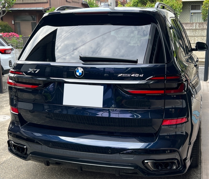 BMW X7 xドライブ40d Mスポーツ_RHD_4WD(AT_3.0)