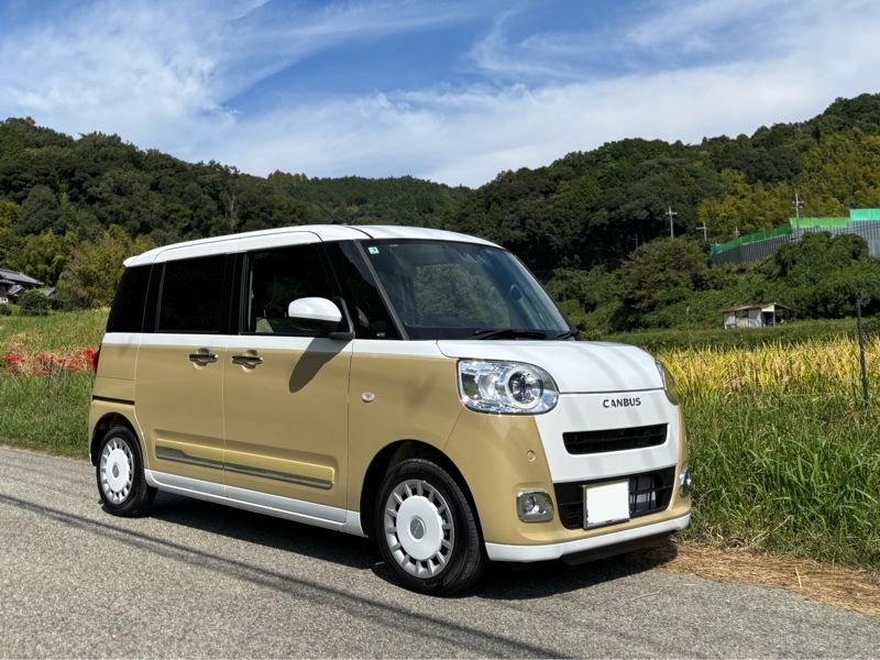 ダイハツ ムーヴキャンバス ストライプスGターボ eco IDLE非装着車(CVT_0.66)