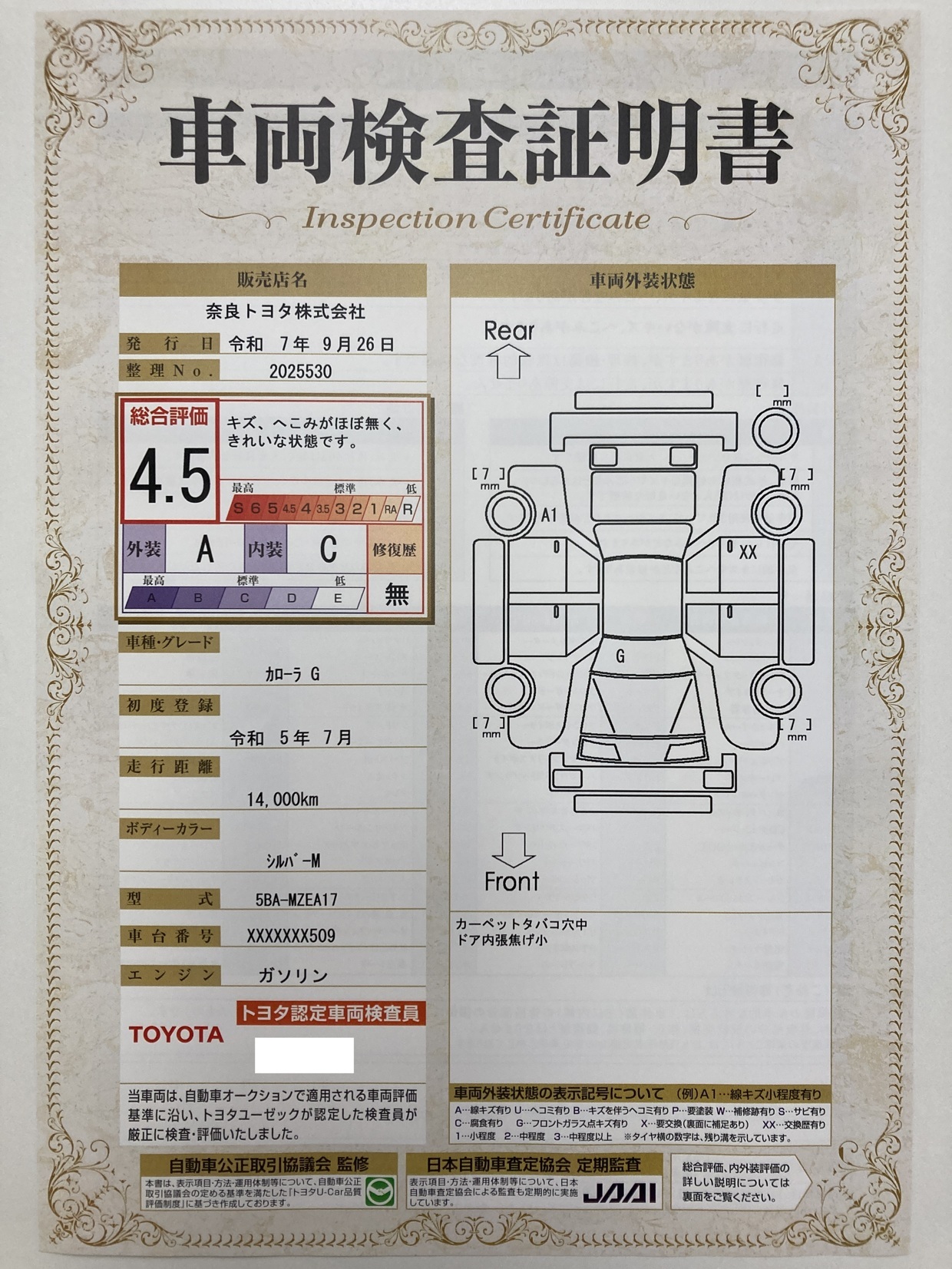 評価書