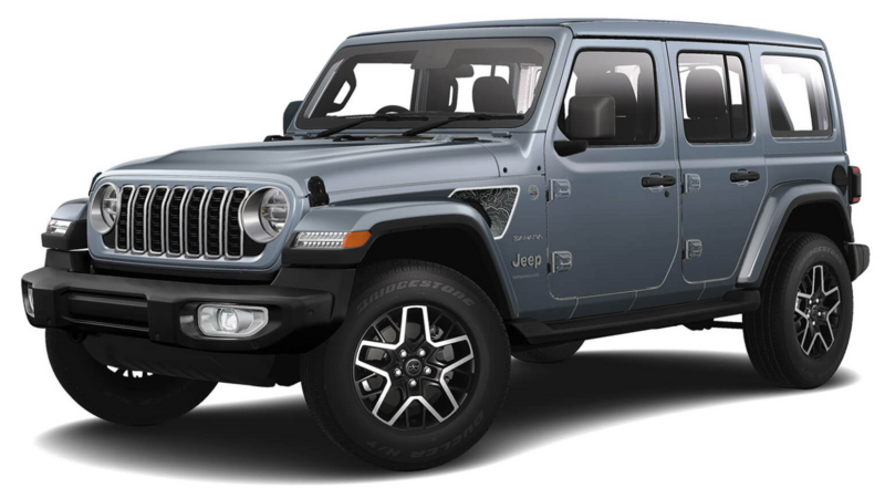 ⑤本目★新車外し！2024年式 ジープ　 ラングラー 純正タイヤ JL型 新車外し2024年モデルJeep JLラングラー 純正タイヤホイール5本