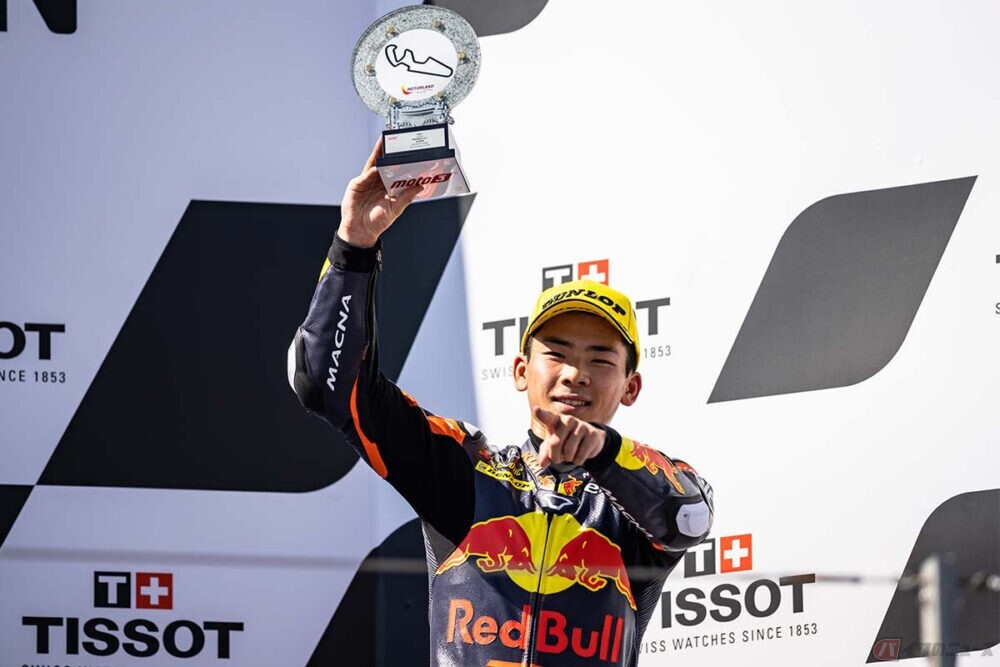 【MotoGP第13戦アラゴンGP】Moto3ライダー佐々木歩夢選手、厳しい時間を乗り越えて獲得した3位表彰台