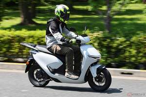 バイクライフの新常識!?　「ガッチャンコッ！」と即座にバッテリー交換で「PCX」より素早くダッシュ!!　ホンダ「CUV e：」に乗った!!