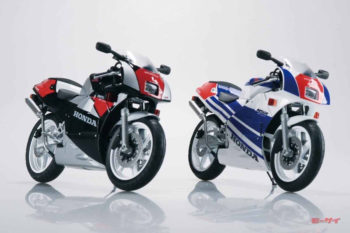 【ホンダNSR250R ’89（2色）1/12スケール完成品バイク】アオシマから2025年11月発売・6月18日（水）14時から受注予約開始！