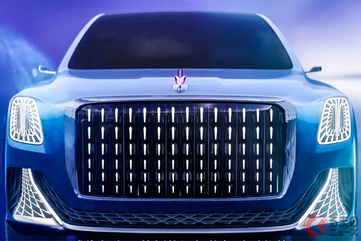 ド迫力顔の中国製最上級 Suv 登場 大型グリルの存在感がスゴイ 紅旗の新型 E Ls 発表 くるまのニュース 自動車情報サイト 新車 中古車 Carview