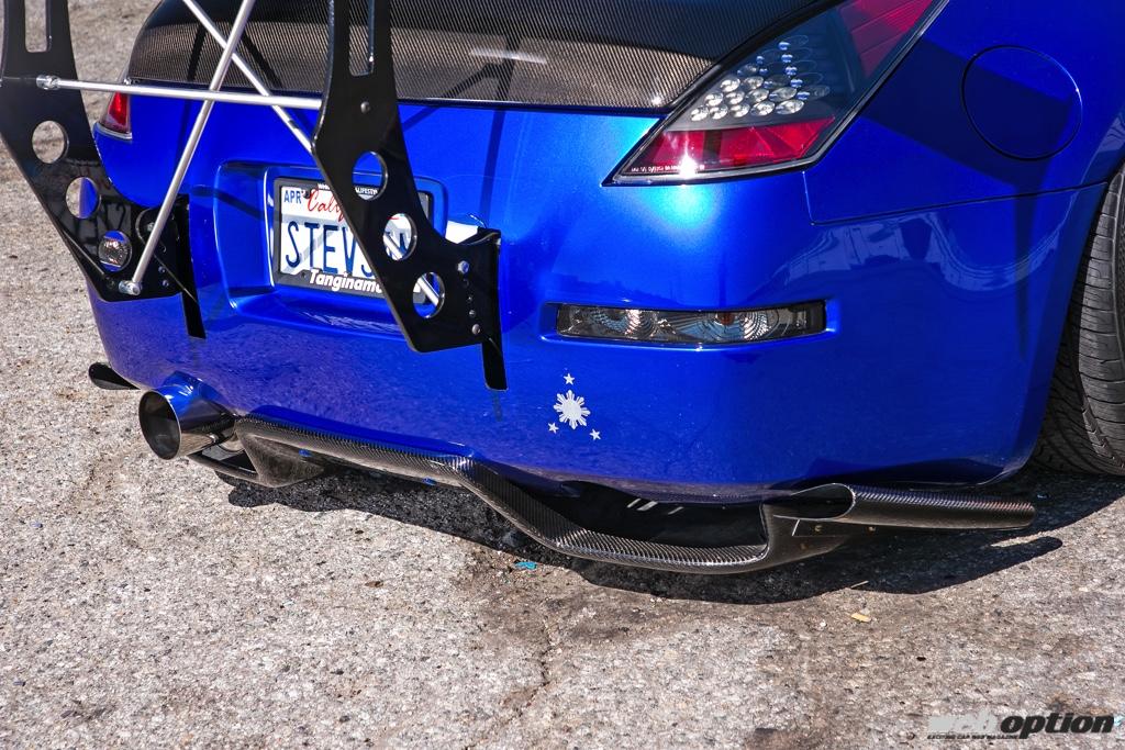 アメリカンv8仕様のz33が強烈すぎる 熱血プライベーターによる野心作 Web Option 自動車情報サイト 新車 中古車 Carview