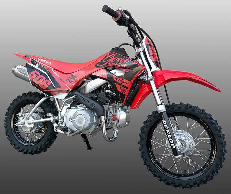 テックサーフから CRF110F用フルエキゾーストマフラー「Super Moto MAX／スーパーモト マックス」が発売！