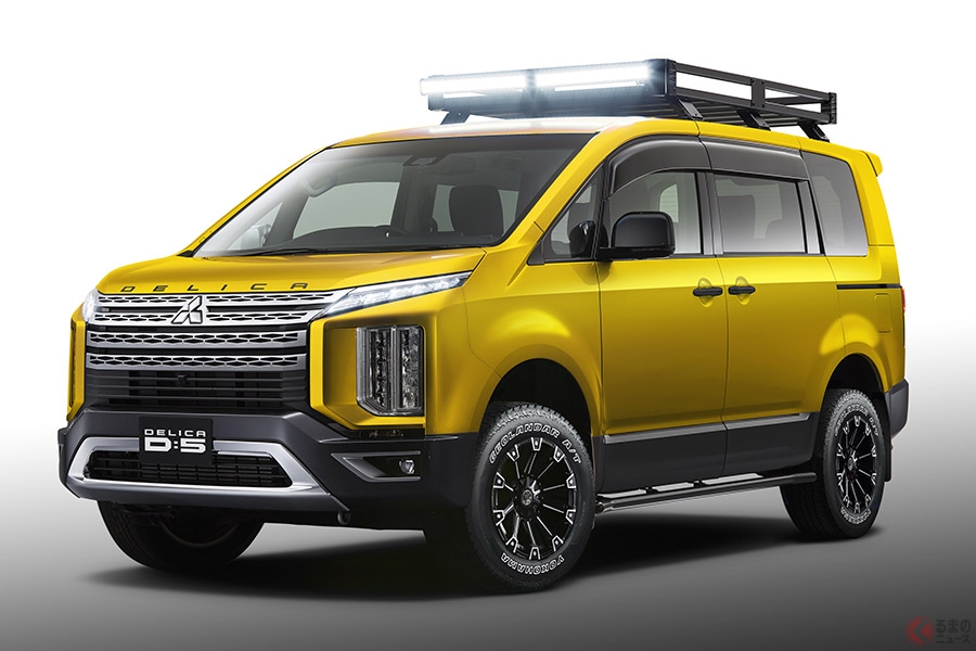 三菱 デリカd 5 を含む3車種のカスタムカーを大阪オートメッセで披露 純正用品の装着でスポーティな装いに くるまのニュース 自動車情報サイト 新車 中古車 Carview
