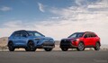 トヨタ『カローラクロス』改良新型、米国はガソリン車も設定…ハイブリッドと顔が違う