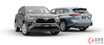トヨタが新型SUV「クルーガー」を発表！ 全長5m級の精悍顔「3列SUV」に新エンジン設定！ 豪市場に投入へ