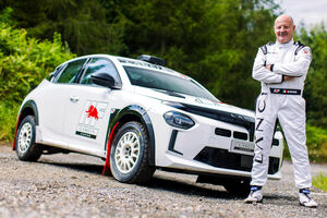 元WRC王者がランチアの新型ラリーカーを特別テスト。「イプシロンの開発に貢献でき光栄」とビアシオン