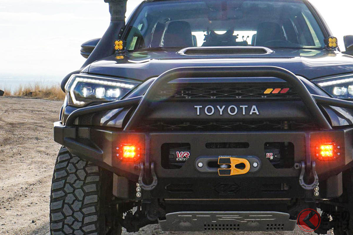 ゴツすぎ トヨタ ハイラックスサーフ の最新型 4ランナー の 本格オフロード仕様 13万キロ超えでもほぼ新車価格で落札 くるまのニュース 自動車情報サイト 新車 中古車 Carview