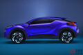 トヨタが新しい「C-HR」世界初公開！ 斬新デザインは「新旧」どう変わった？ 7年ぶり全面刷新で初代の「驚き」超えた？ 欧州でお披露目