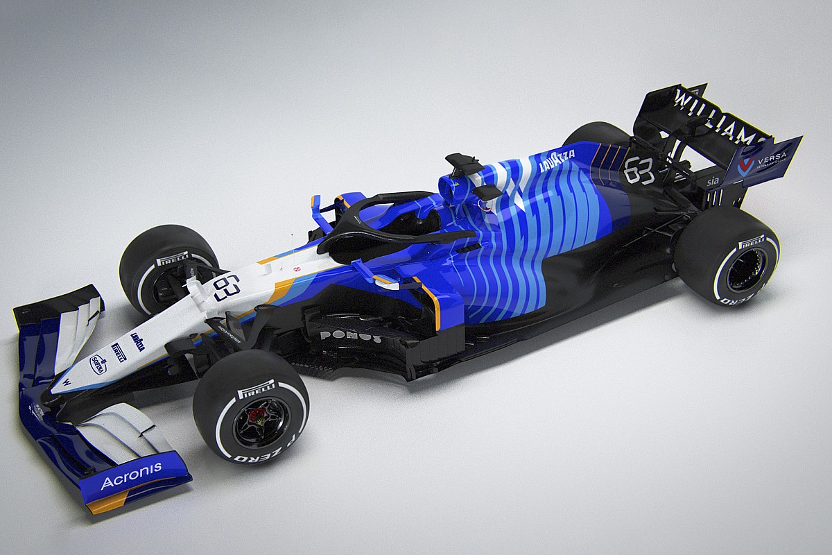スポンサーロゴの少ないウイリアムズfw43b その 寂しい カラーリングはむしろチームの明るい未来を暗示している Motorsport Com 日本版 自動車情報サイト 新車 中古車 Carview