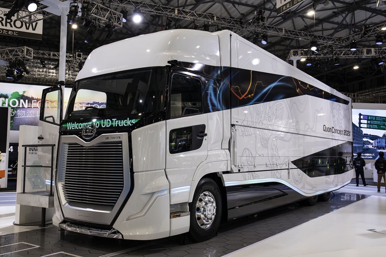 先進的なコンセプトカーはトラックもかっこいい 東京モーターショー19 なかなか見る機会のないトラックの世界 スタイルワゴン ドレスアップナビ 自動車情報サイト 新車 中古車 Carview