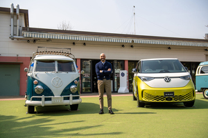 現代版ワーゲンバスとなるID.Buzzの日本導入は2024年末以降予定！　フォルクスワーゲンジャパンが日本への正規輸入70周年を記念して２つの重大ニュースを発表