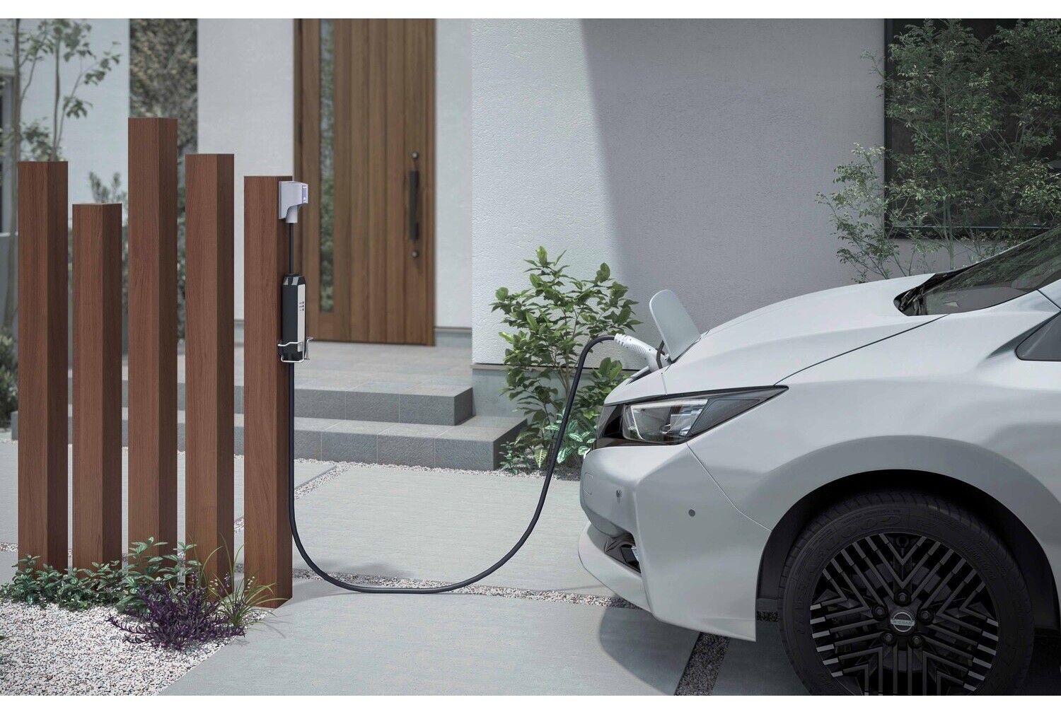 EV生活をスマートにこなすなら自宅充電の「映え」にもこだわりたい！　リクシルからスタイリッシュな充電器が誕生