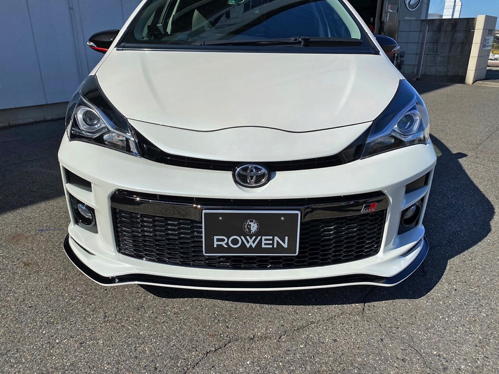 ヴィッツgrスポーツにも力強さを Rowenがリップスポイラーを開発 Web Option 自動車情報サイト 新車 中古車 Carview