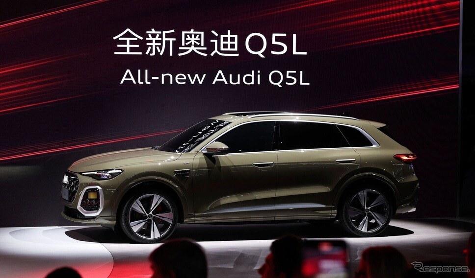 中国はSUVも「ロング化」、アウディが125mm長い新型『Q5』発表…上海モーターショー2025