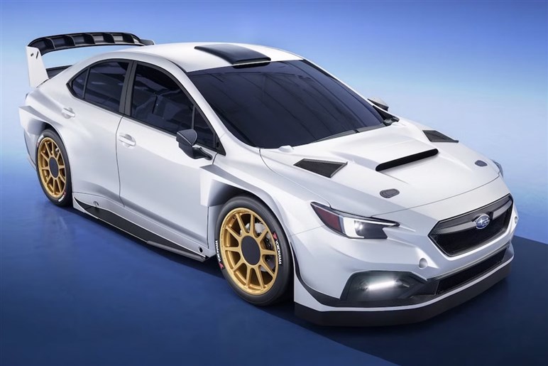 【STI復活なるか？】スバルモータースポーツUSAが披露したWRXの新レンダリングにファン熱視線