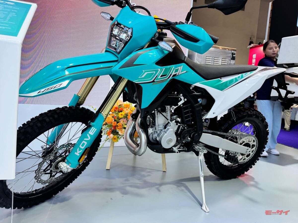 【KOVE MX450 DUAL SPORT】 車重120kg、最高出力47.5psを引っ提げ公道オフモデル近日発進！