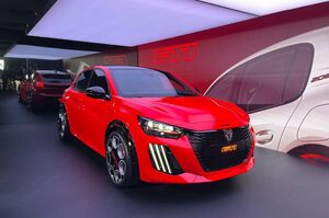プジョー新型『e-208 GTi』発表　280馬力の高性能モデル　足回りも強化、専用デザイン採用