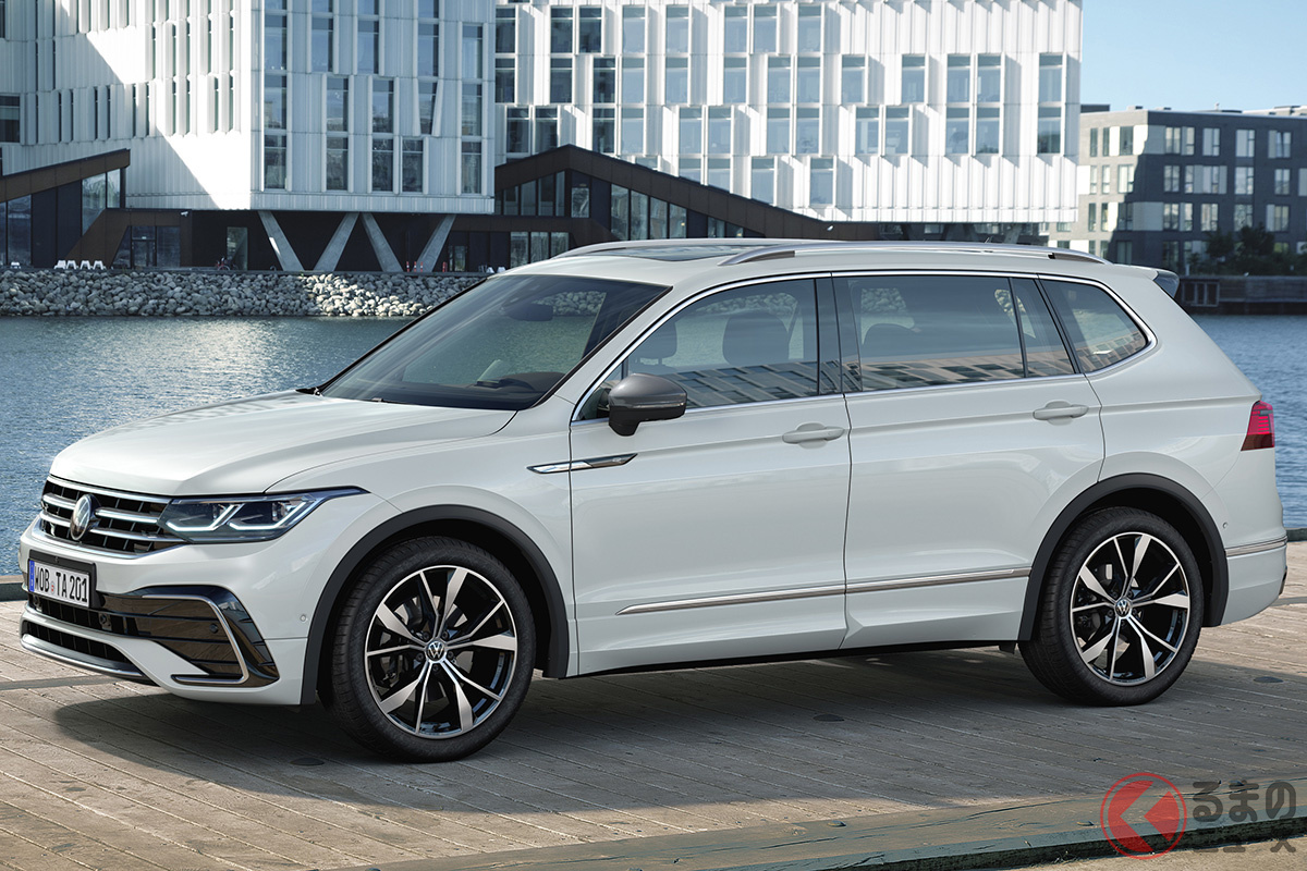 3列7人乗りsuv 新型vw ティグアン オールスペース 世界初公開 日本上陸はある くるまのニュース 自動車情報サイト 新車 中古車 Carview