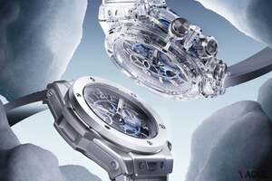 氷のような白さを異素材の融合で魅せる――ウブロのクリエイションを発揮した、ふたつの新作の高い希少性とは