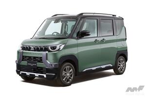 三菱自動車は5月発売予定の新型軽「デリカミニ」を展示【東京オートサロン2023】