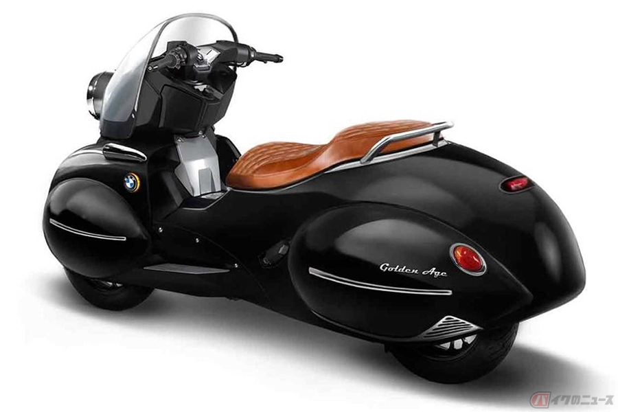 Bmw Motorradのスクーター C400x をレトロにカスタム アールデコのデザインを取り入れた斬新な一台 バイクのニュース 自動車情報サイト 新車 中古車 Carview