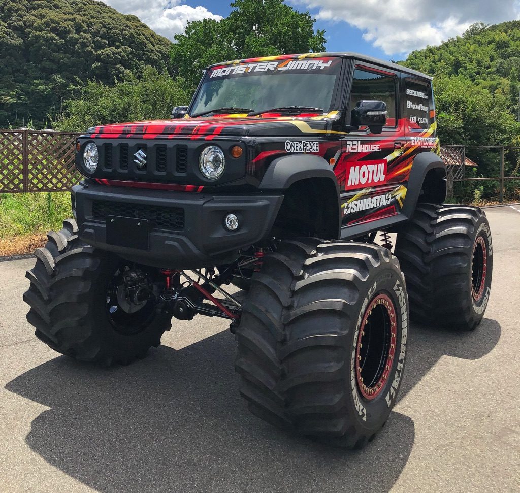 笑撃のジムニー改モンスタートラック 現実的な公道仕様の リトル バージョンを製作中 Web Option 自動車情報サイト 新車 中古車 Carview
