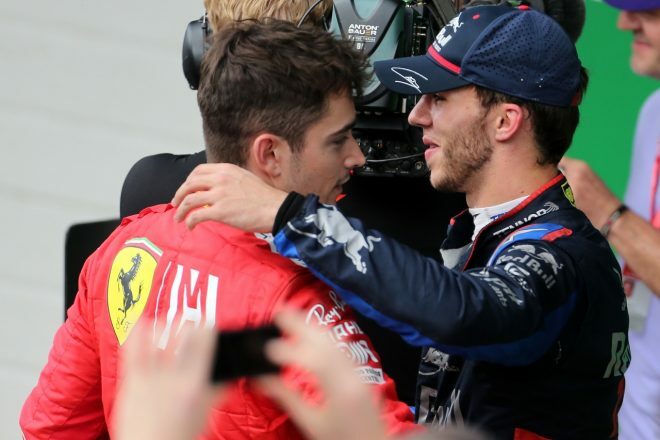 ルクレール「ベッテルがどんどん寄せてきて、最終的に接触した」：フェラーリ F1ブラジルGP