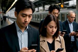 「駅でスマホをいじる」ってそんな悪いの？ 風刺画が巻き起こしたSNS論争、97%普及の現実を考える