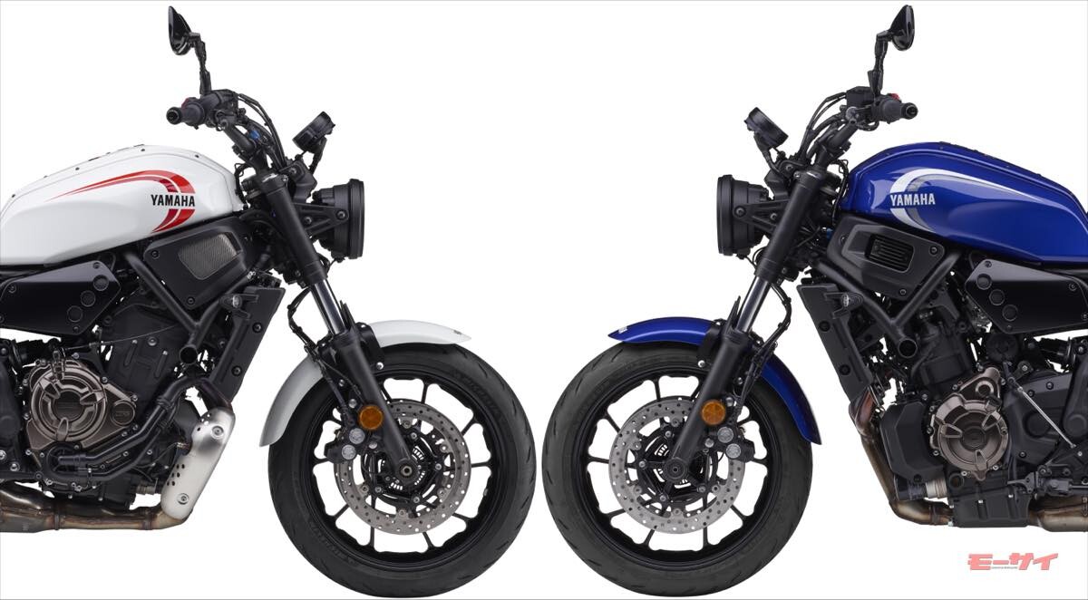 【ヤマハXSR700 ABS】価格据え置きの100万1000円で新色登場！新しいカラーは爽やかなホワイトとヤマハレーシングブルー！