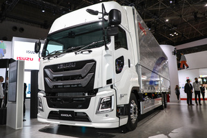 住友ゴムの独自技術「センシングコア」が国内OEMで初採用！　いすゞギガに標準装備された『車輪脱落予兆検知システム』とは？