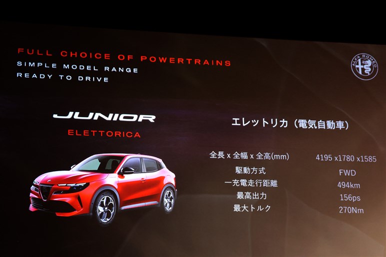 アルファロメオの最小SUV「ジュニア」発売　1.2LハイブリッドとBEVを設定、420万円から