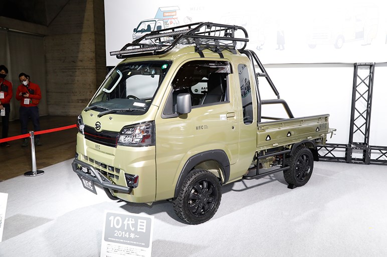 【速報・東京オートサロン2022】ダイハツは新型「ハイゼット/アトレー」とコンパクトSUV「ロッキー」をベースにしたカスタマイズカーを出展