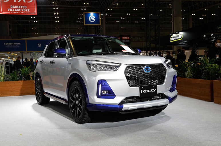 【速報・東京オートサロン2022】ダイハツは新型「ハイゼット/アトレー」とコンパクトSUV「ロッキー」をベースにしたカスタマイズカーを出展