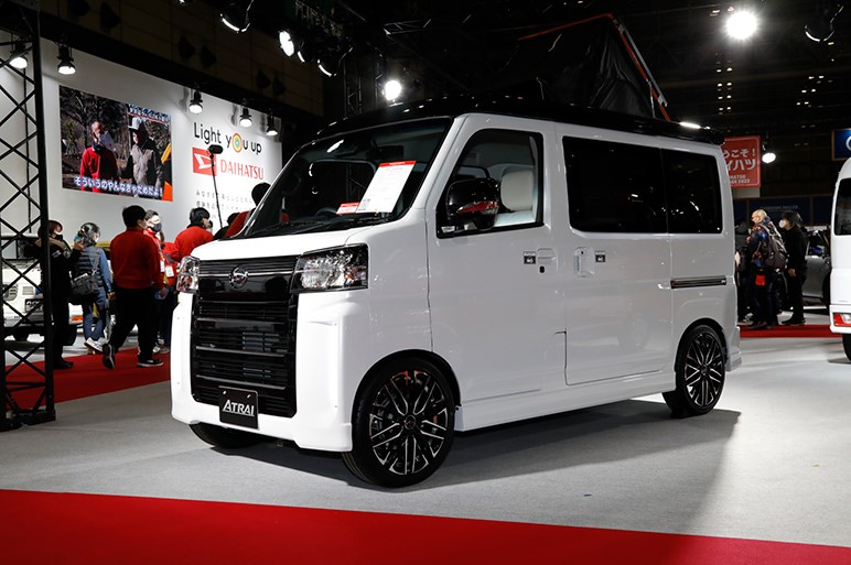 【速報・東京オートサロン2022】ダイハツは新型「ハイゼット/アトレー」とコンパクトSUV「ロッキー」をベースにしたカスタマイズカーを出展