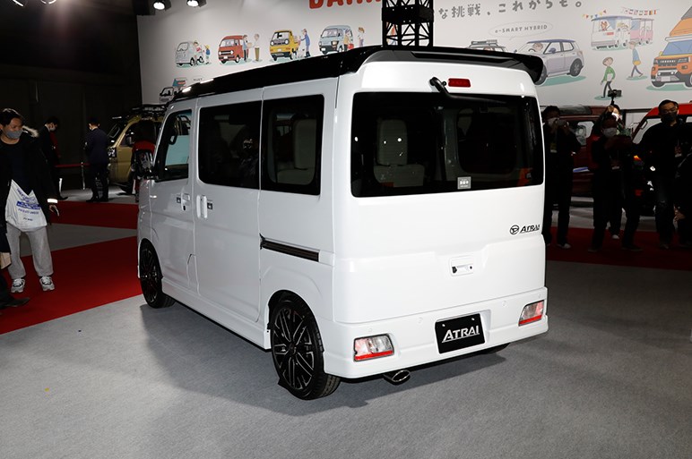 【速報・東京オートサロン2022】ダイハツは新型「ハイゼット/アトレー」とコンパクトSUV「ロッキー」をベースにしたカスタマイズカーを出展