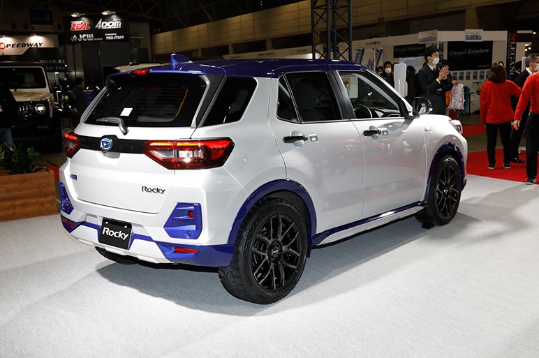 【速報・東京オートサロン2022】ダイハツは新型「ハイゼット/アトレー」とコンパクトSUV「ロッキー」をベースにしたカスタマイズカーを出展