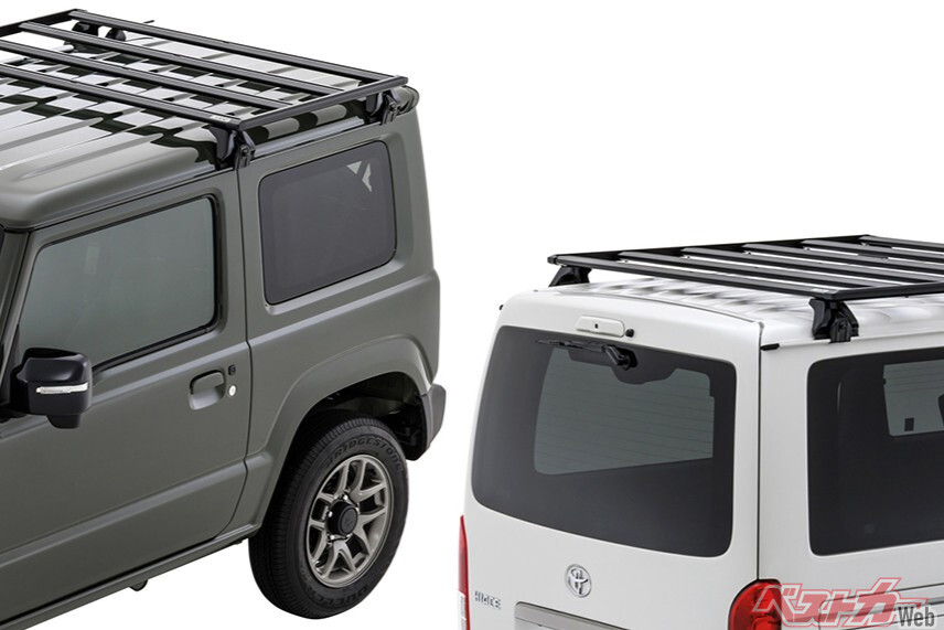 ジムニー・ハイエース用のルーフデッキ登場！　キャンプにもスノボーにもサイクリングにも対応できるってマジ!?