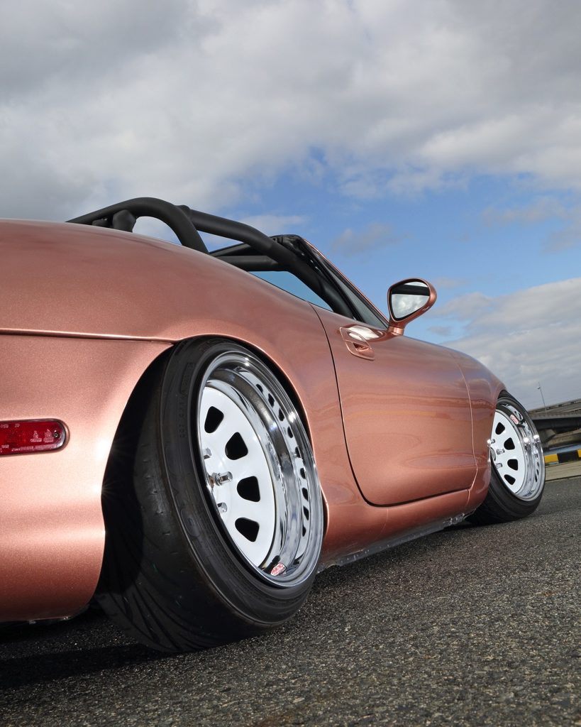 これでもドリ車なんです 極太の10jホイールを履きこなすnbロードスター極低ドリフト仕様 Web Option 自動車情報サイト 新車 中古車 Carview